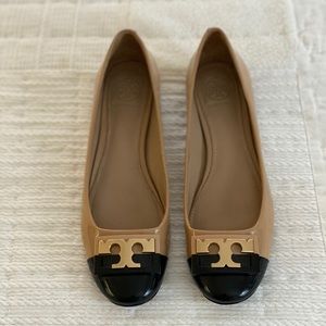 Tory Burch spectator low heel patent leather